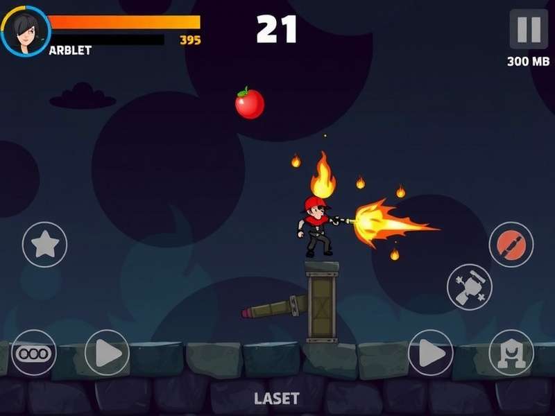 Pepper Inferno Master gameplay screenshot showing character in action